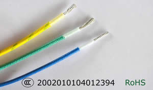 Fil électrique tressé à isolant silicone IEC 60245