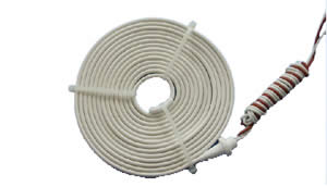 Fil et câble chauffant intégré dans tuyauterie